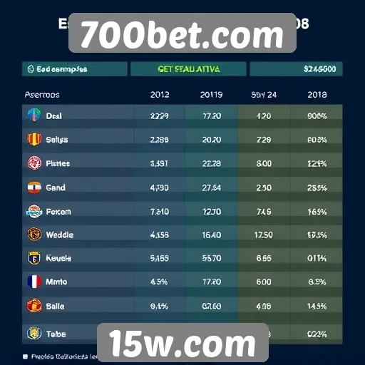 Estatísticas de usuários ativos no 700bet.com